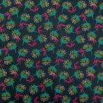 Tela algodón flores