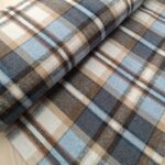 Tela de franela irlandesa de cuadros Mid Winter