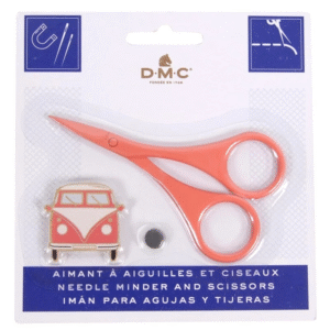 Pack de Tijeras e imán alfiletero DMC