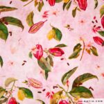 Viscosa estampada fruta de cacao / Viscose SS Print Cocoa Fruit