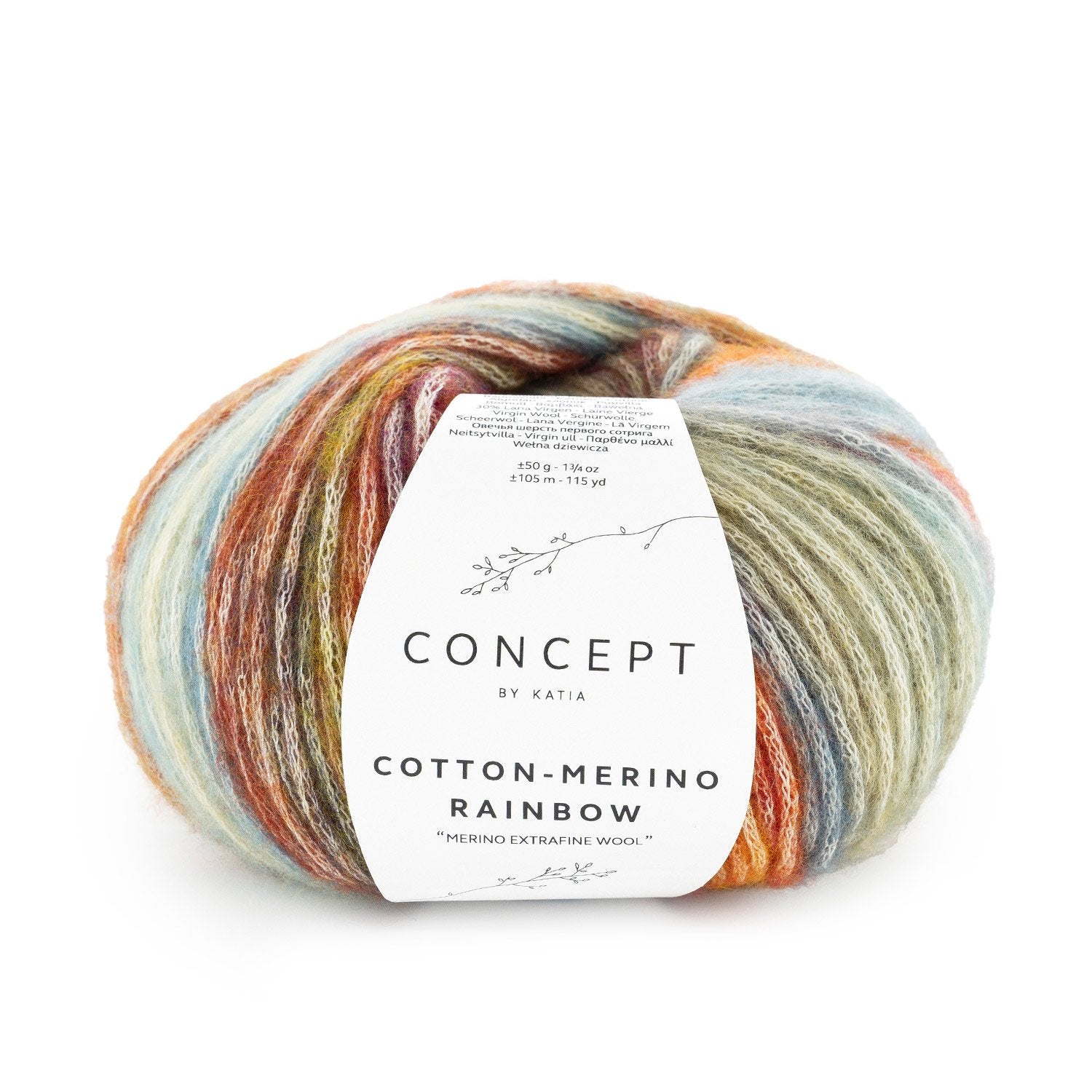 Cotton Merino Rainbow de Katia - Imagen 6