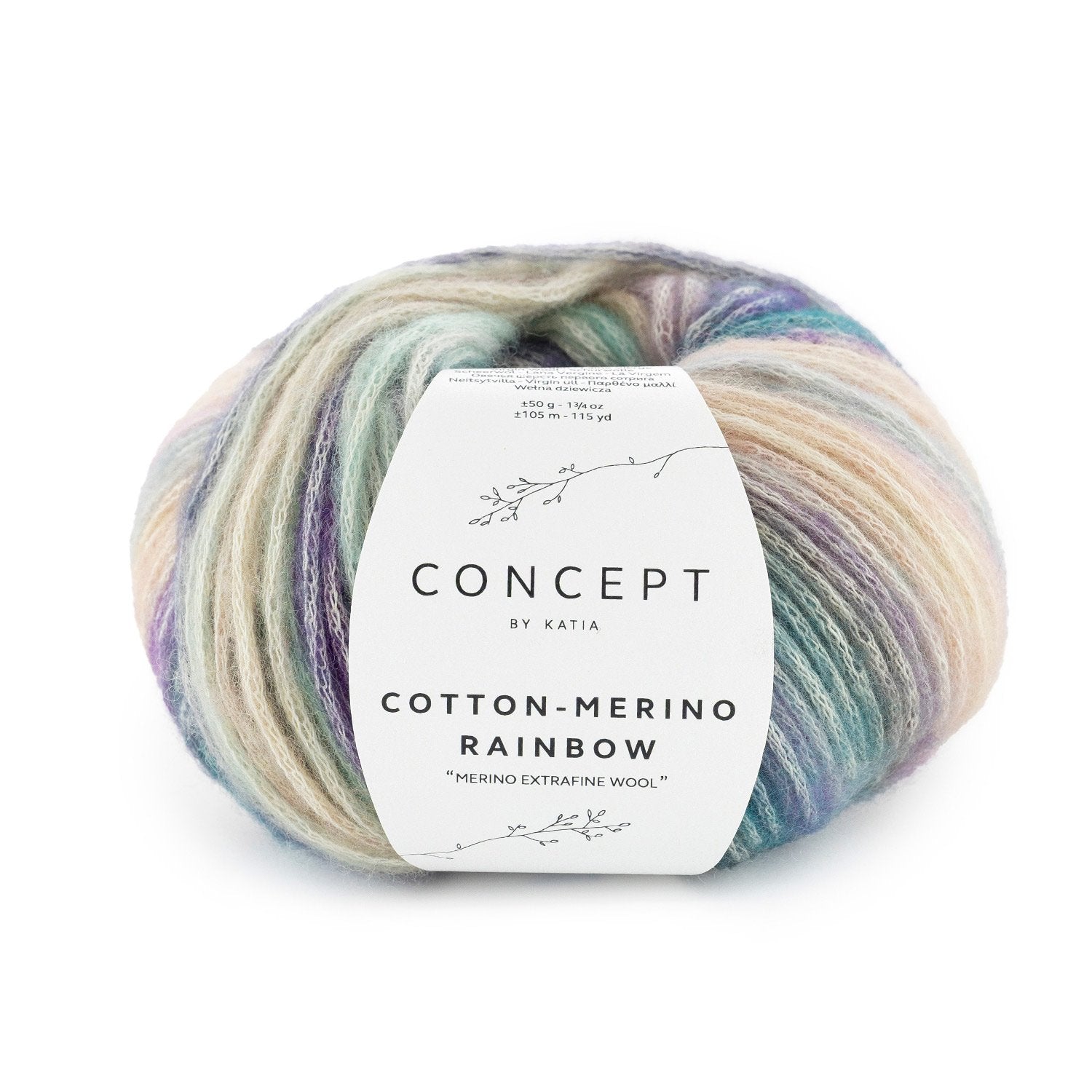 Cotton Merino Rainbow de Katia - Imagen 3