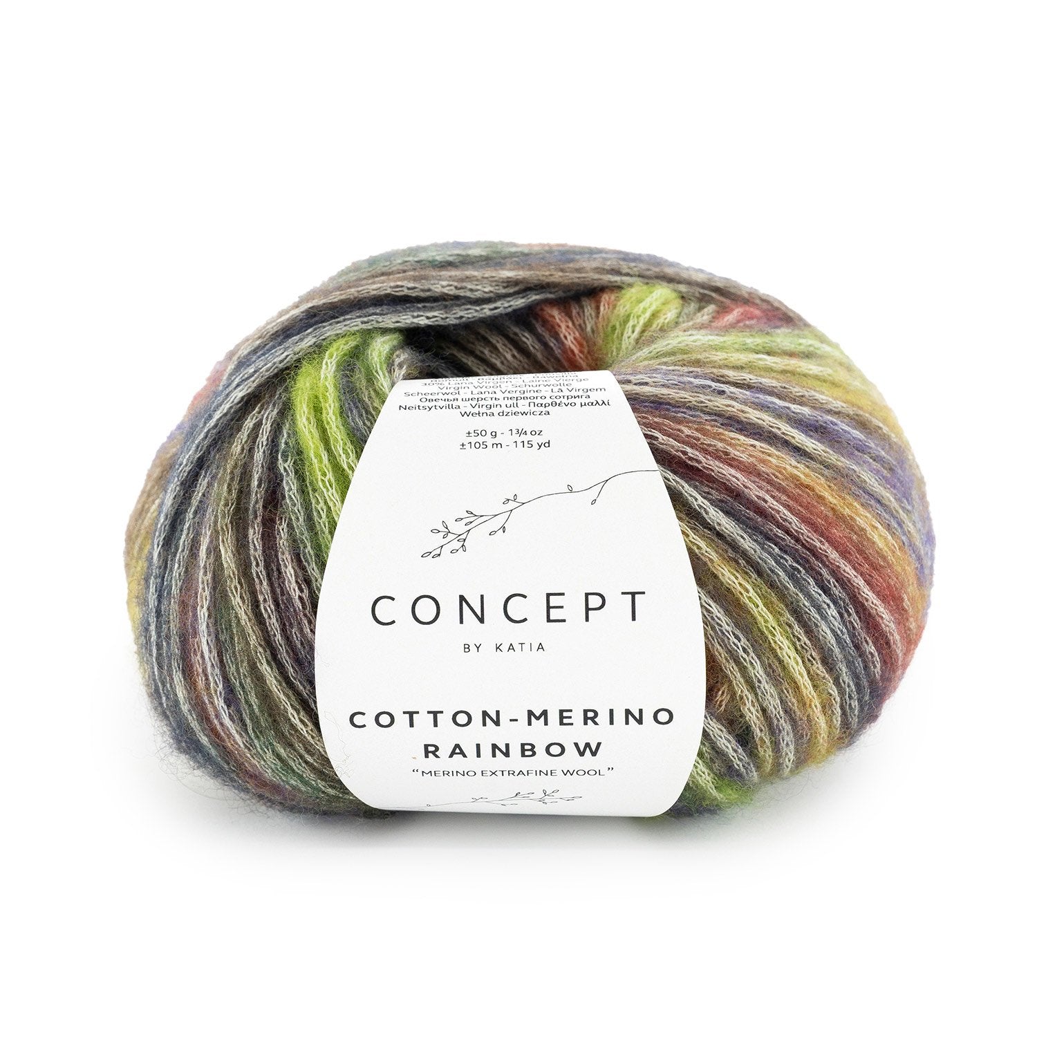 Cotton Merino Rainbow de Katia - Imagen 4