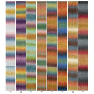 Silky Lace Rainbow de Katia colores